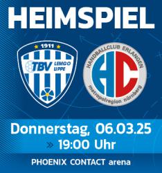 TBV Lemgo Lippe vs. HC Erlangen