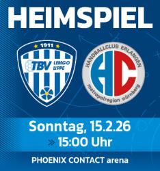 TBV Lemgo Lippe vs. HC Erlangen