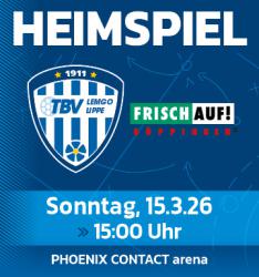 TBV Lemgo Lippe vs.FA! Göppingen