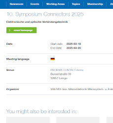 Connectors 2025  - VDE / VDI Elektronische und optische Verbindungstechnik